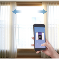 홈플랜 음성인식 핸드폰 제어 스마트 전동커튼