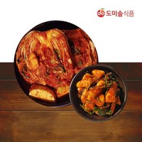 [쇼핑엔티] [도미솔] 포기김치 4kg+총각김치2kg, 없음, 1개