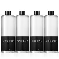 코코도르 대용량 디퓨저 리필액, 양재동꽃시장, 500ml, 4개