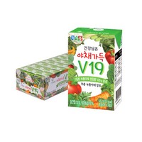 정식품 건강담은 야채가득 야채즙 V19, 145ml, 48개