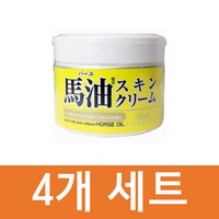 일본 마유 크림 4개세트 촉촉한 모이스춰 스킨 크림 얼굴 바디 보습 수분크림 220g 건조한 피부에 마유크림, 4개