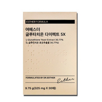 함량UP 리뉴얼_여에스더 글루타치온 다이렉트 5X 3박스 (총 90매), 9.75g, 3개