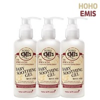 hoho emis 호호에미 유기농 아기수딩젤 신생아 베이비 수딩젤 150ml 아기 천연유래 성분 + 샘플증정, 3개