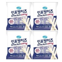 [동원 F&B] [동원] 덴마크 인포켓치즈 오리지널 20g x 40개, 200g, 4개