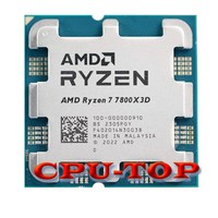 CPU 교체 호환 AMD Ryzen 7 7800X3D R7 42 GHz 8 코어 16 스레드 프로세서 5NM 96M 100 100000910 소켓 AM5 B650 선풍기 없음 신제품