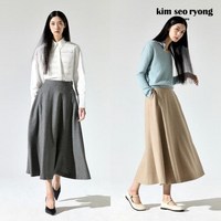 [런칭 가격 89 900원] 24SS 최신상 김서룡 울 블렌드 스커트