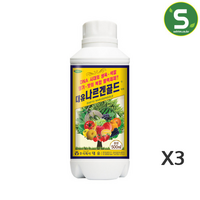 대유 나르겐골드 500ml 식물의 인삼 복합비료 식물영양제, 3개