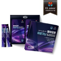 엘아모르 아르기닌 고함량 6000mg 20g x 30개 2박스, 60개