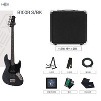 헥스 베이스기타 B100+15와트앰프+스탠드외사은품, B100R S/BK