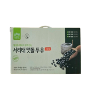 오하루 자연가득 서리태 맷돌 두유 고칼슘 100%국내산 블랙9곡 80kcal, 180ml, 20개