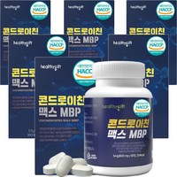 [런칭 특가] 콘드로이친 맥스 MBP 식약처 HACCP 인증 상어연골 분말 유단백 추출물 90정 입점 할인가, 6개