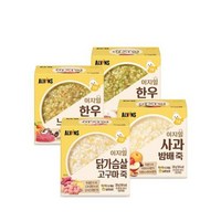 엘빈즈 이지밀 실온이유식 (중기) 골고루 8팩 (4종X2팩씩) -인증, 이지밀 중기 골고루 8팩, 1개