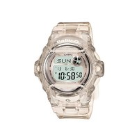 Casio 여성용 베이비지 쿼츠 시계 투명 23.4 합성 수지 스트랩 (BG-169R-7BM)