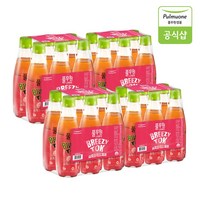 풀무원 브리지톡 피치 블랙티 제로, 350ml, 24개