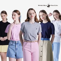 [쇼핑엔티] [1만원 쿠폰]비버리힐즈폴로클럽 24SS 클래식 쿨 코튼 반팔 티셔츠 5종 여성