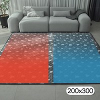 4인가족 오토캠핑 대형 에어매트 300x200 분리난방 전기장판 12월 1월 4월 카페트 3월