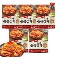 양반 고소한 볶음김치, 80g, 5개