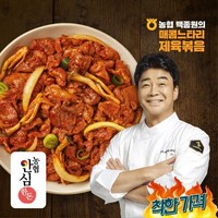 백종원의 매콤 느타리 제육볶음 300g x 10팩, 10개