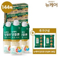 [대상]뉴케어 당플랜프로 호두맛 144팩+안심바 36개, 12개, 180g