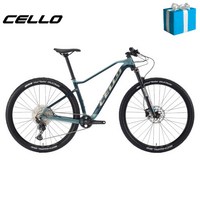 [삼천리자전거 베스트샵] 2024년 첼로 XC PRO 10 29인치 12단 MTB 산악자전거 100% 완조립, 에메랄드 실버 / 다크 틸 - M, 1개