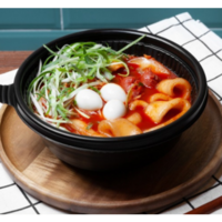 단발 국물떡볶이 밀키트 (떡볶이 맛집 레시피 그대로), 순한맛 1세트 (2인분)