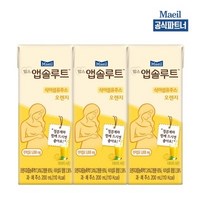 맘스 앱솔루트 식이섬유주스 오렌지 200ml * 3팩, 3개