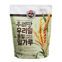 백설 우리땅 우리밀 통밀밀가루 750g 식품 > 가루/조미료/향신료 가루 밀가루/부침/튀김/빵가루 밀가루, 1개’>
            </div>
<div class=