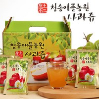 믿고 먹는 청송농원 사과즙 100포, 100ml, 100개