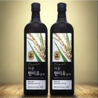 [국산 100%] 라온현미유 블랙 700ml, 2개