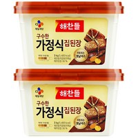 해찬들 구수한 가정식 집된장, 3kg, 2개