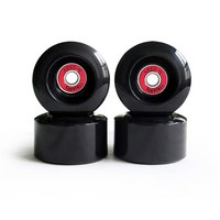 스케이트 보드 abec 11 베어링이 포함된 55x32mm 시티 런 휠 세트 78aa