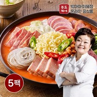 [KT알파쇼핑]빅마마이혜정 신나는 부대찌개 600g x 5팩, 5개