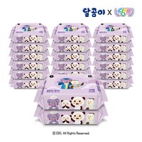 달곰이 딩대 캠퍼스 프렌즈 물티슈 리필형 60gsm, 20매, 20개