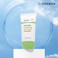 [김정문알로에] 큐어 워터 스플래쉬 쿨링 선크림 40ml, 1개