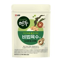 야채육수 샘표 연두코인육수 비법육수링 동전 멸치다시마 국수육수 80g 20개입, 단품