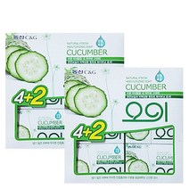 동산씨앤지 오이비누 100g (4개+2개), 12개