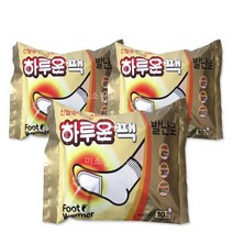 하루온팩 발난로 붙이는 타입 핫팩 10p, 3팩