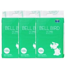 [벨버드] [펫 파라다이스]벨버드 베이직 고흡수 패드 (40*50cmcm 20g) 100p x3개, 100매, 3개
