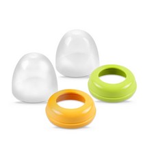 더블하트/ 모유실감 후드/캡/그린/오렌지, 모유실감 후드/캡 세트(그린)