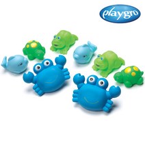 플레이그로 목욕시간 동물친구 장난감, 블루