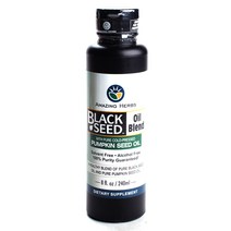 어메이징허브 블랙 시드 & 펌킨 시드 오일 블렌드 무알콜, 240ml, 1개