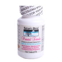 네이쳐스블렌드 프리네이탈 포뮬러 멀티비타민 타블렛, 100개입, 1개
