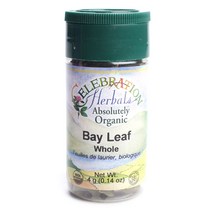 Celebration Herbals 앱솔루틀리 오가닉 베이 리프 홀, 4g, 1개