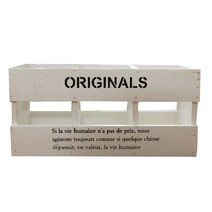 추카추카넷 홈가든 우드소품 수납함 화이트, 1개