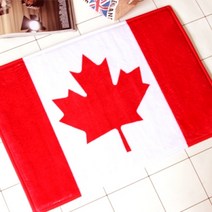 [디자인에버] 소프트 플래그 발매트, CANADA