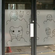 고급컷팅안개시트_엘리와숲속의친구들_90x45cm