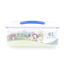조은락 플라스틱 밀폐용기, 2개, 4L
