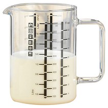 Simax 내열유리 계량컵 (1000ml) 1P-검정눈금, 1L