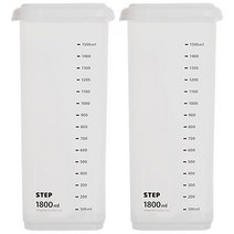 창신리빙 센스 스텝 냉장고 포켓용기 1.8L 2개