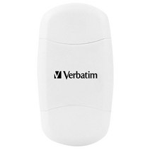 버바팀 USB3.0 인터페이스 카드리더기, 화이트